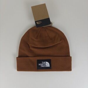 The North Face Dock Worker Beanie Hat Winter Sports Summit Brown Burnt Umber